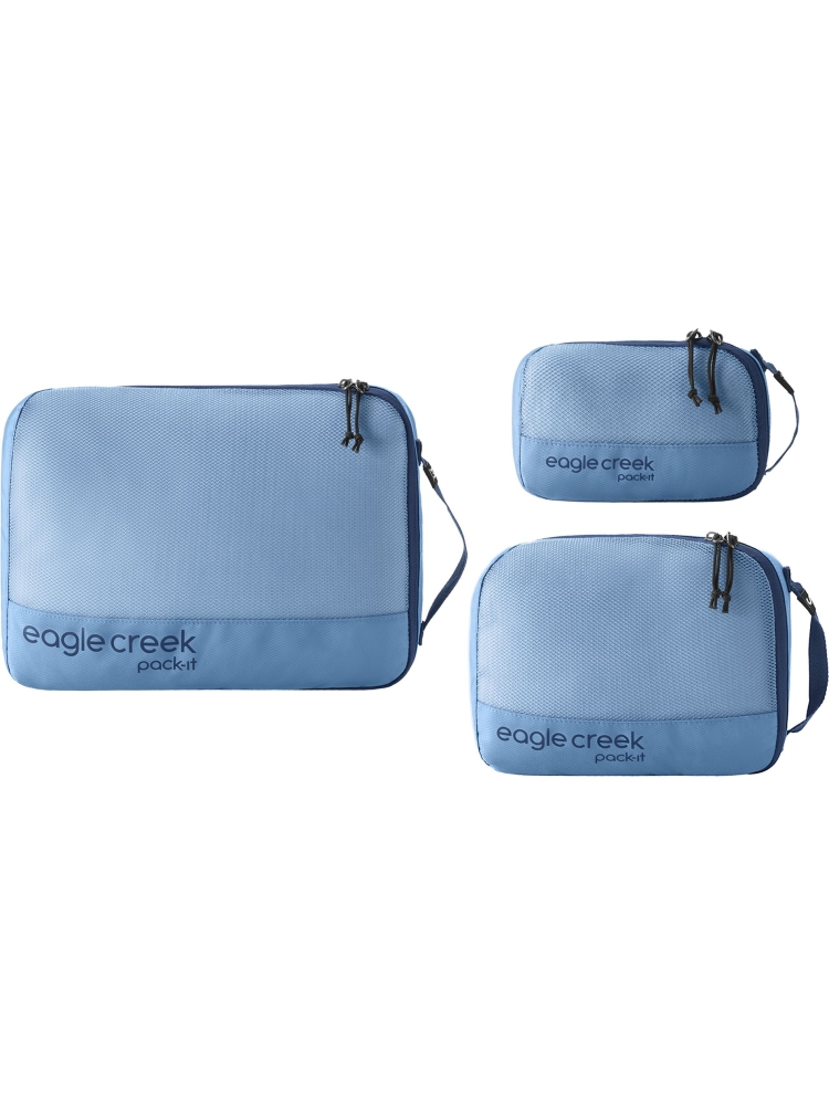 Eagle Creek Pack-It Reveal Cube Set XS/S/M Blue Dawn EC050406424 reisaccessoires online bestellen bij Kathmandu Outdoor & Travel