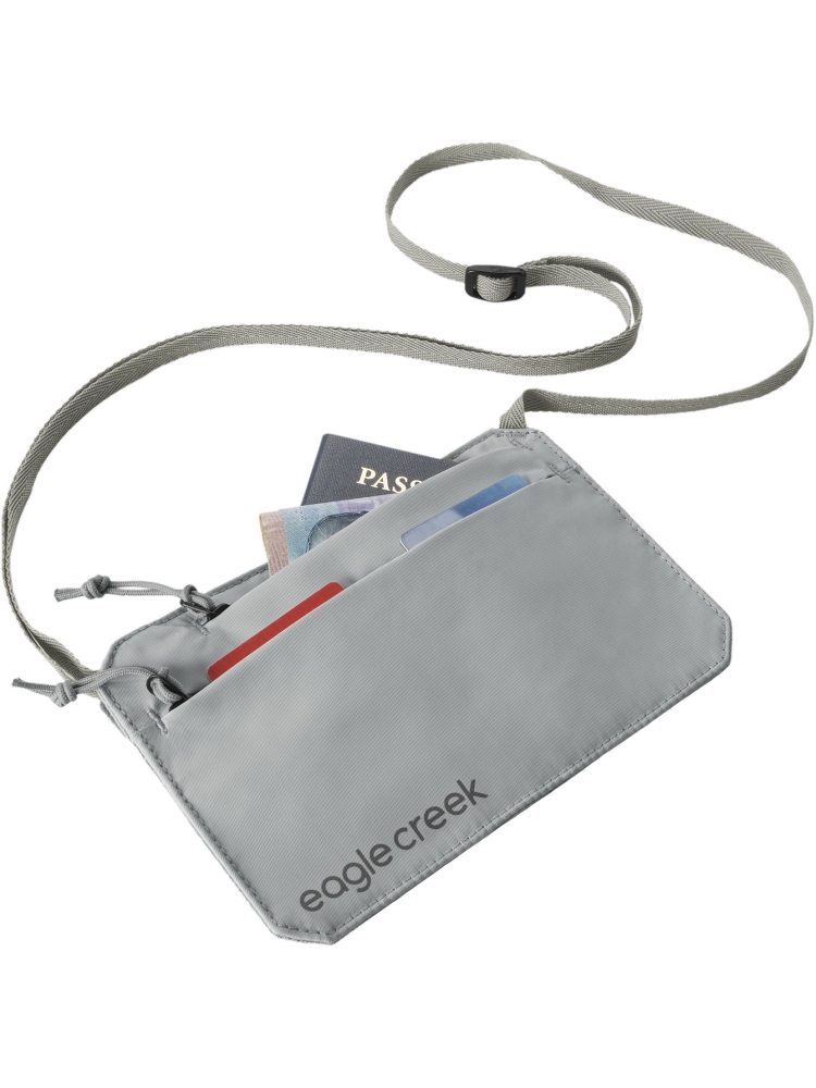 Eagle Creek Undercover RFID Neck Wallet Storm Grey EC010504367 reisaccessoires online bestellen bij Kathmandu Outdoor & Travel