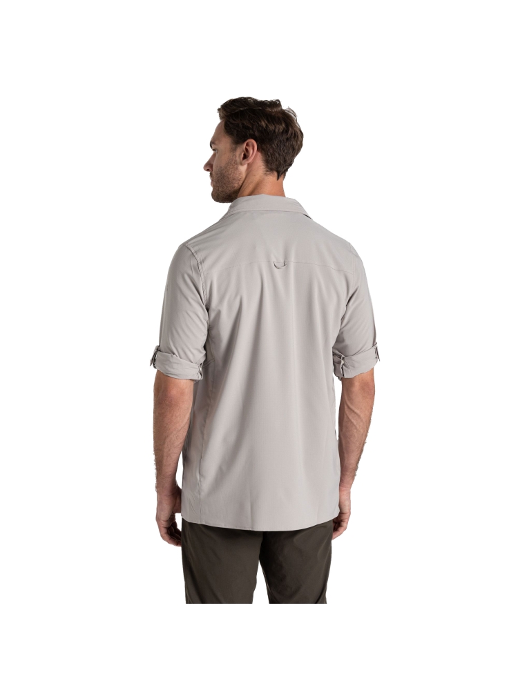 Craghoppers NosiLife Pro Long Sleeved Shirt V Parchment CMS706-222 shirts en tops online bestellen bij Kathmandu Outdoor & Travel