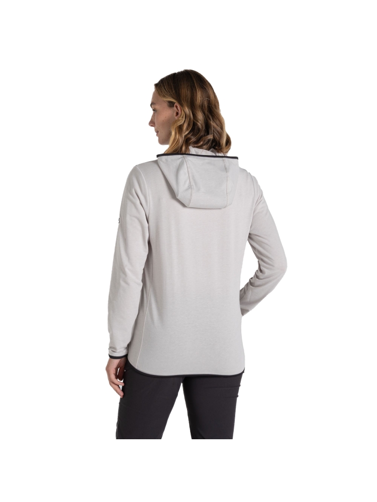 Craghoppers NosiLife Afia Hooded Jacket Women's Light Grey Marl CWT1370-QAL fleeces en truien online bestellen bij Kathmandu Outdoor & Travel