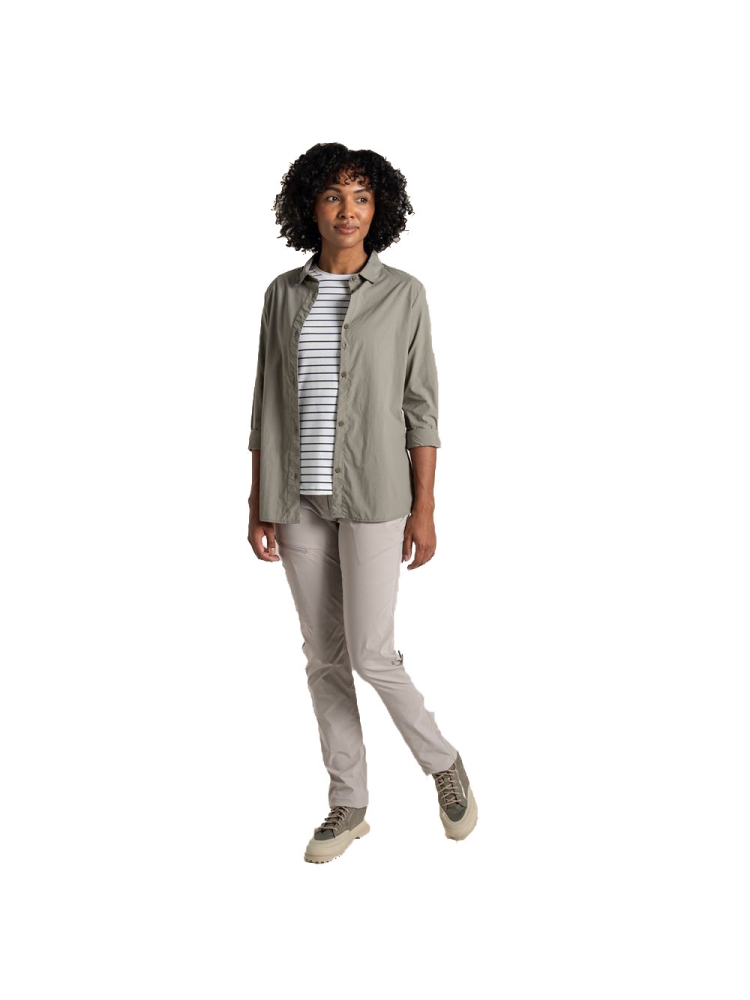 Craghoppers NosiLife Freeda Long Sleeved Shirt Women's Vert CWS543-VRT shirts en tops online bestellen bij Kathmandu Outdoor & Travel