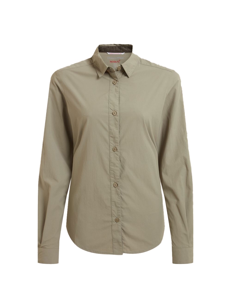 Craghoppers NosiLife Freeda Long Sleeved Shirt Women's Vert CWS543-VRT shirts en tops online bestellen bij Kathmandu Outdoor & Travel
