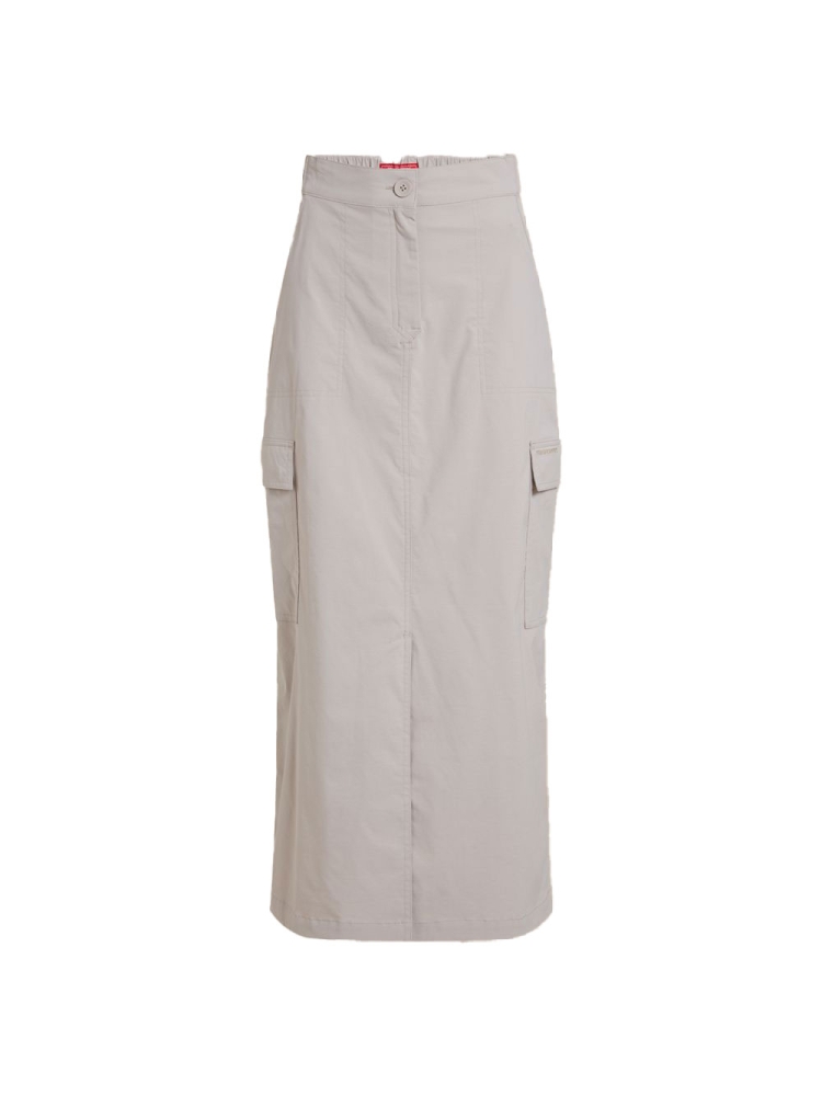Craghoppers NosiLife Pro Midi Skirt Women's Soft Mushroom CWD053-KD7 jurken en rokken online bestellen bij Kathmandu Outdoor & Travel