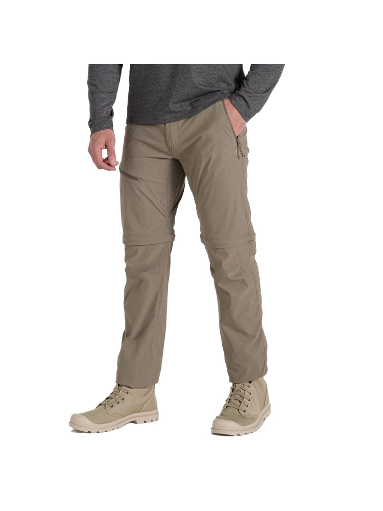 Craghoppers NosiLife Pro Convertible Trouser III Regular Pebble CMJ645-62A-R broeken online bestellen bij Kathmandu Outdoor & Travel