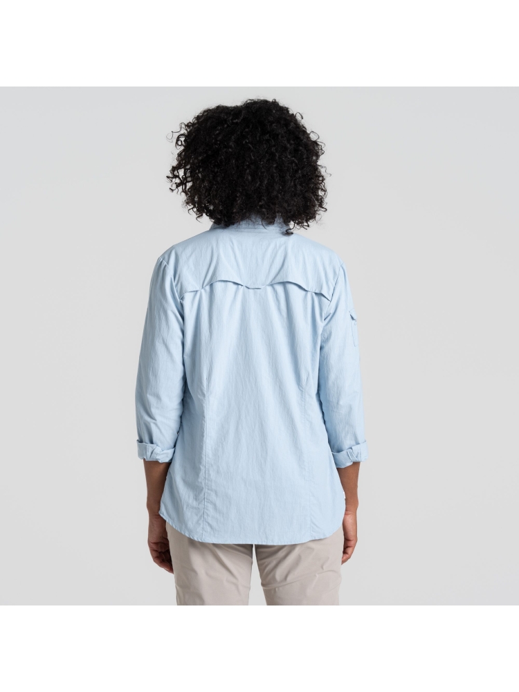 Craghoppers NosiLife Adventure Long Sleeved Shirt III Nimbus Blue CWS534-14Z shirts en tops online bestellen bij Kathmandu Outdoor & Travel