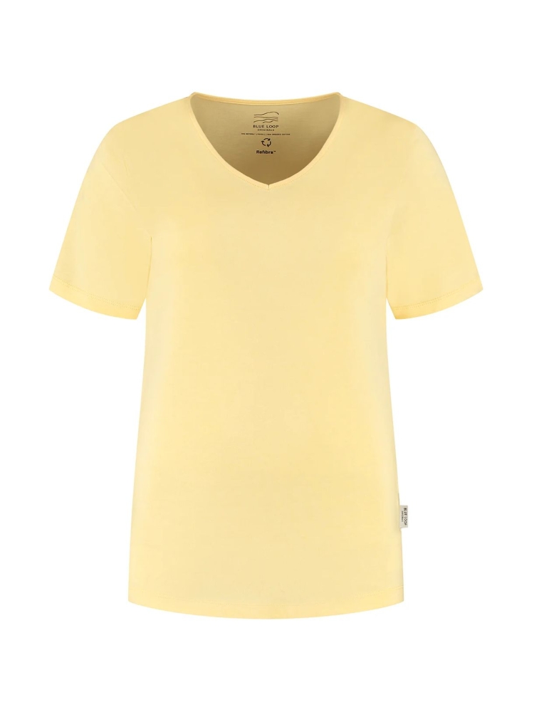 Blue Loop Originals Refibra Loose Fit V-neck Tshirt Women's Impala W-RLF014-25-B325 shirts en tops online bestellen bij Kathmandu Outdoor & Travel