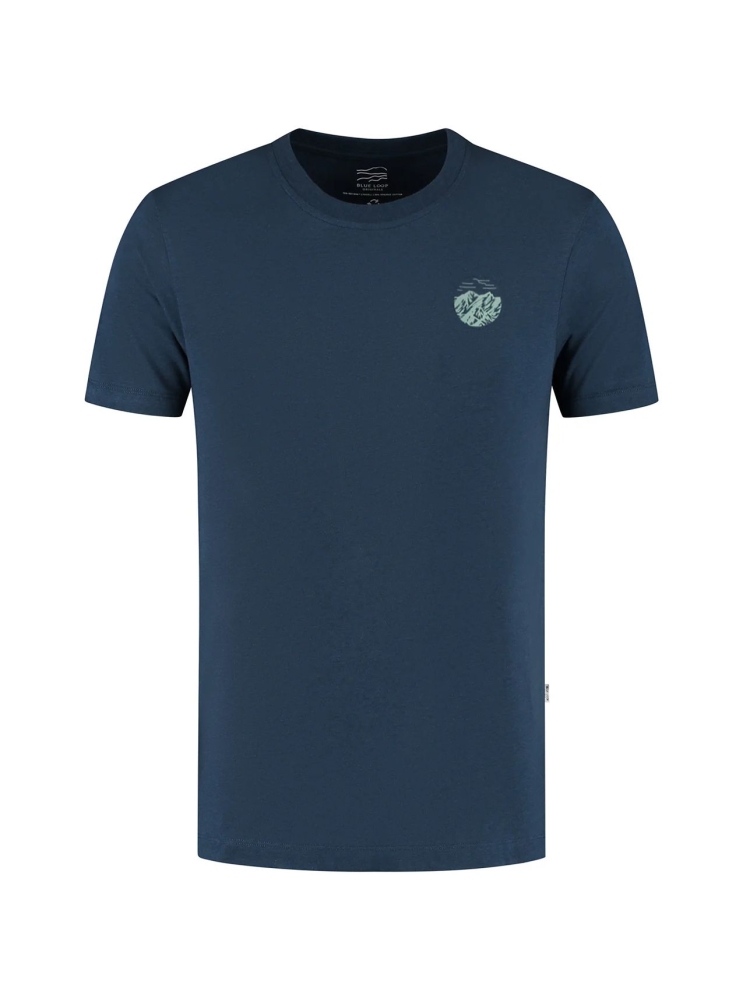 Blue Loop Originals Refibra Alp Tshirt  Gress Blues M-RTS014-25-B303 shirts en tops online bestellen bij Kathmandu Outdoor & Travel