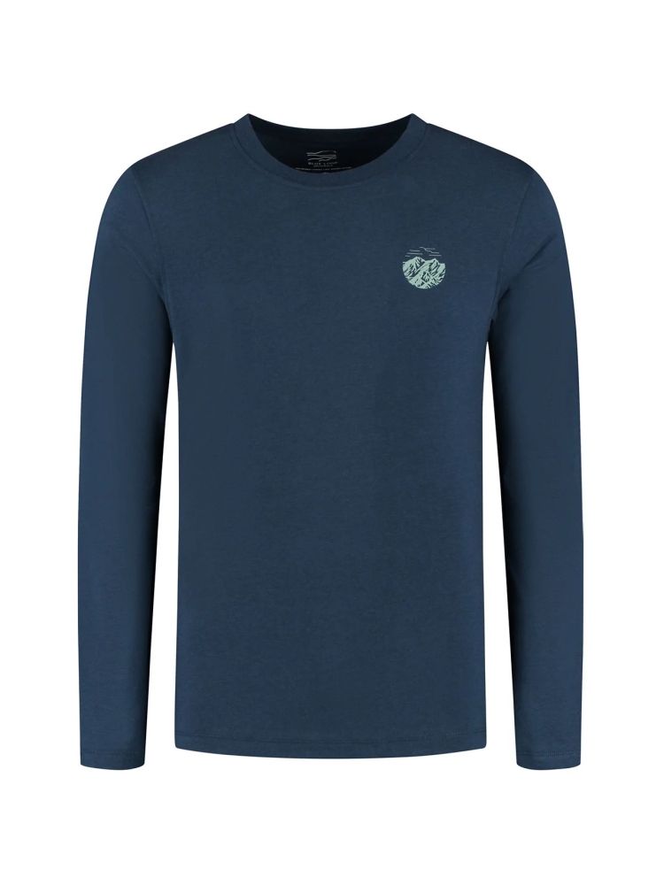 Blue Loop Originals Refibra Alp Longsleeve  Dress Blues M-RAL014-25-B303 shirts en tops online bestellen bij Kathmandu Outdoor & Travel