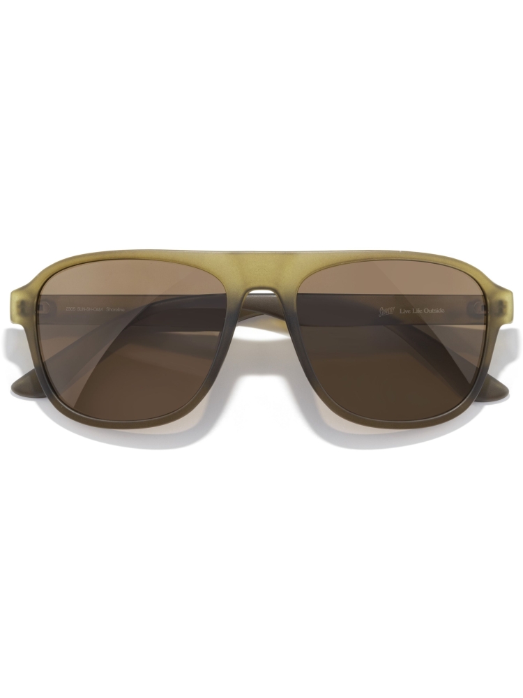 Sunski Shoreline Olive Amber SUN-SH-OAM zonnebrillen online bestellen bij Kathmandu Outdoor & Travel