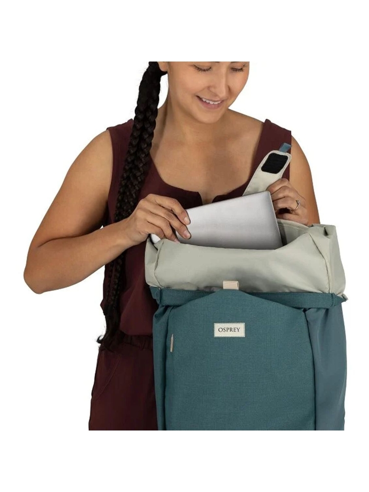 Osprey Arcane Roll Top Pack Cascade Blue 10006547 dagrugzakken online bestellen bij Kathmandu Outdoor & Travel