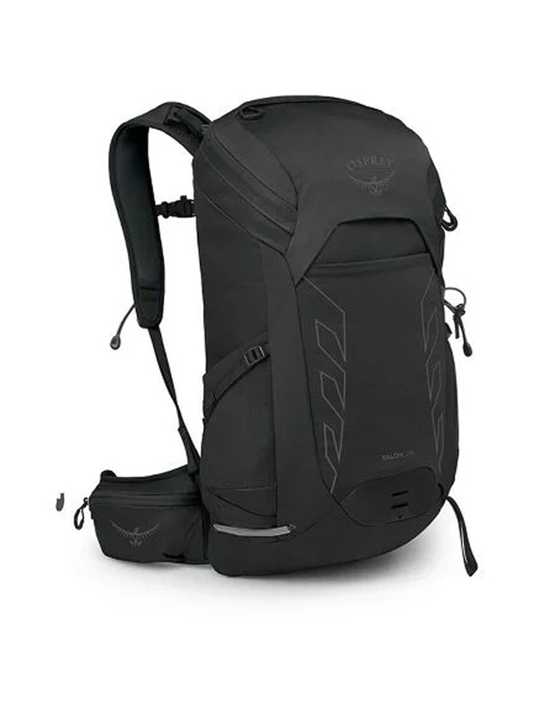 Osprey Talon 26 Black/Coal Grey 10006771 dagrugzakken online bestellen bij Kathmandu Outdoor & Travel