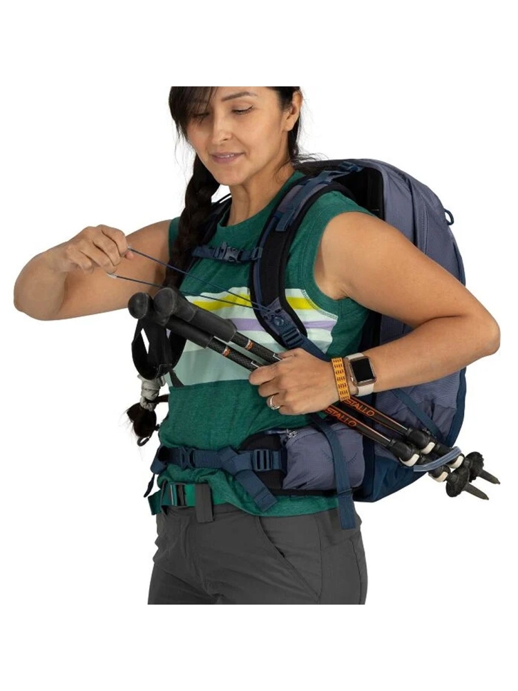 Osprey Tempest 22 Anchor Blue/Atlas 10006802 dagrugzakken online bestellen bij Kathmandu Outdoor & Travel