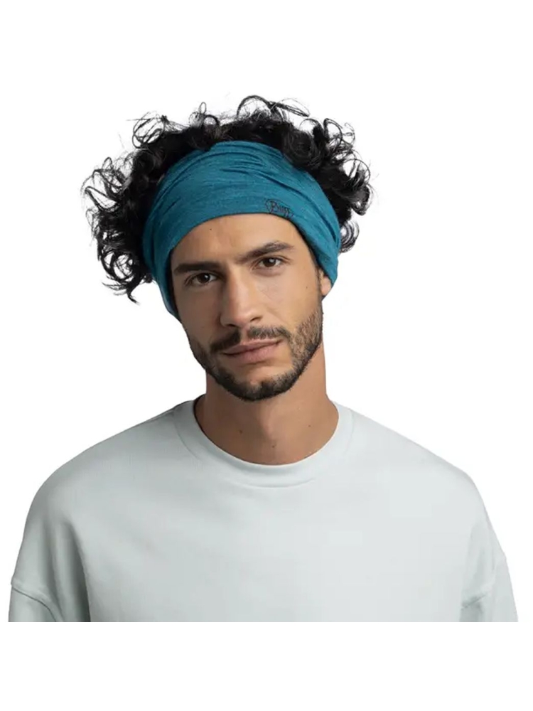 Buff BUFF® Merino Lightweight Solid Teal 11301070610 kleding accessoires online bestellen bij Kathmandu Outdoor & Travel