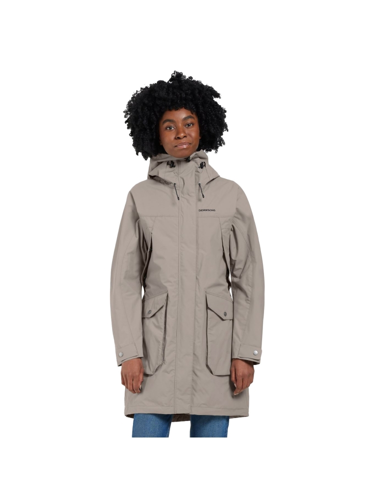 Didriksons Thelma Parka 10 Women's Ash Brown 504812-F04 jassen online bestellen bij Kathmandu Outdoor & Travel