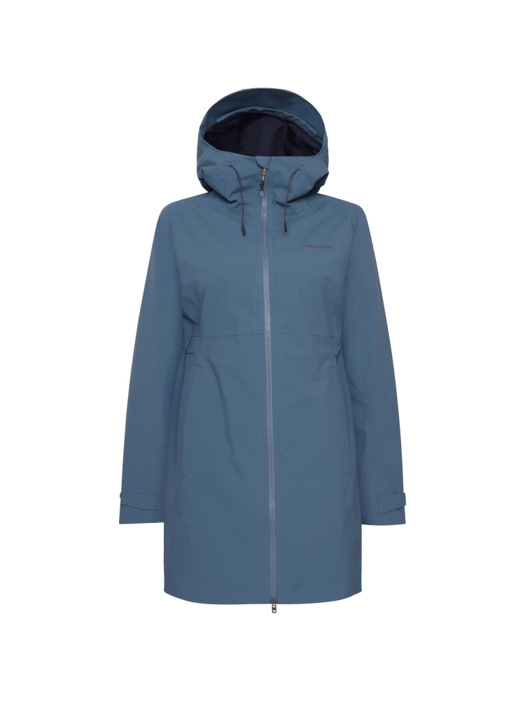 Didriksons Bea Parka 6 Women's True blue 505240-523 jassen online bestellen bij Kathmandu Outdoor & Travel