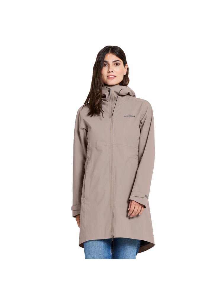 Didriksons Bea Parka 6 Women's Ash Brown 505240-F04 jassen online bestellen bij Kathmandu Outdoor & Travel