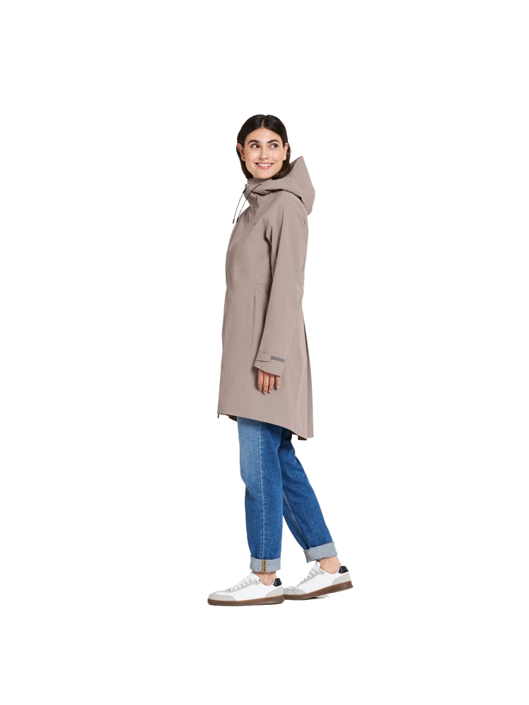 Didriksons Bea Parka 6 Women's Ash Brown 505240-F04 jassen online bestellen bij Kathmandu Outdoor & Travel