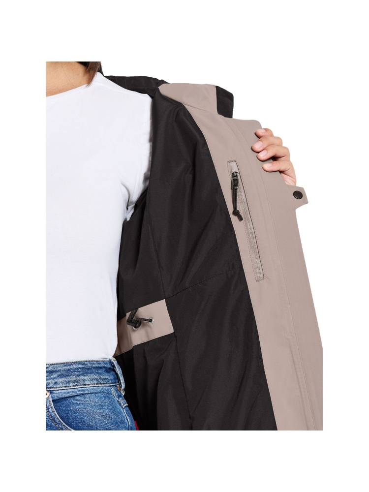 Didriksons Bea Parka 6 Women's Ash Brown 505240-F04 jassen online bestellen bij Kathmandu Outdoor & Travel