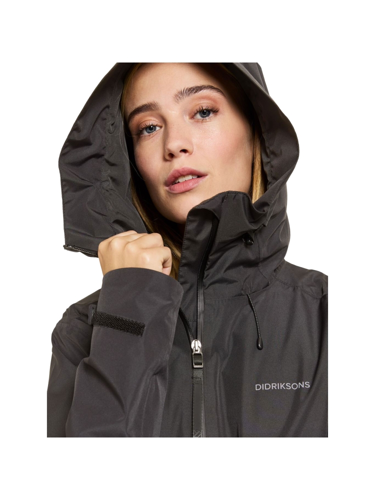 Didriksons Nadja Parka L 4 Women's Black 505243-060 jassen online bestellen bij Kathmandu Outdoor & Travel