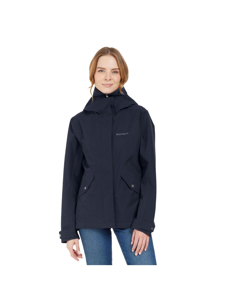 Didriksons Silja Jacket Women's Dark Night Blue 505645-999 jassen online bestellen bij Kathmandu Outdoor & Travel