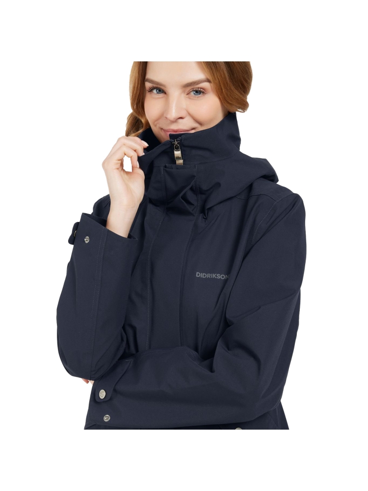 Didriksons Silja Jacket Women's Dark Night Blue 505645-999 jassen online bestellen bij Kathmandu Outdoor & Travel