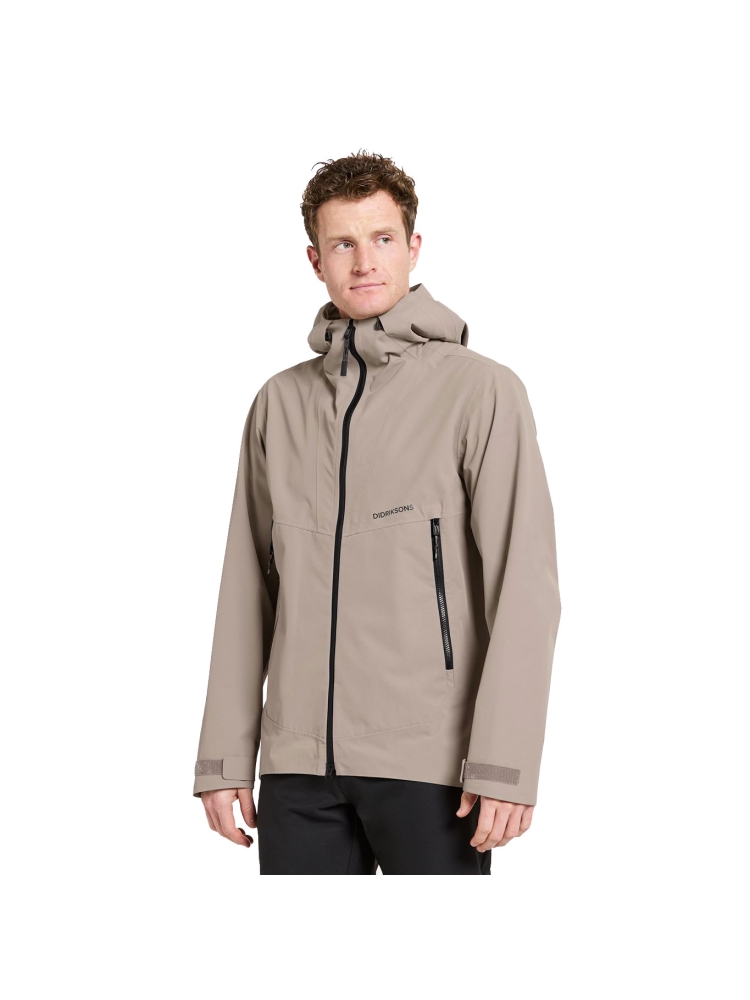 Didriksons Basil usx Jacket 4 Ash Brown 505176-F04 jassen online bestellen bij Kathmandu Outdoor & Travel