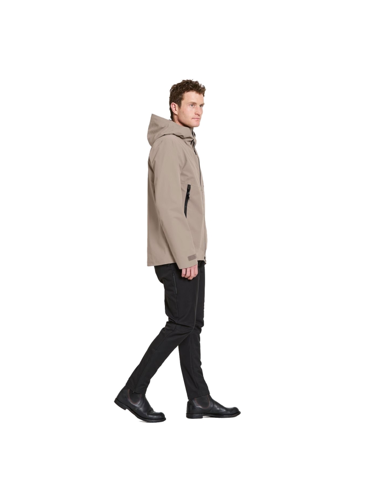 Didriksons Basil usx Jacket 4 Ash Brown 505176-F04 jassen online bestellen bij Kathmandu Outdoor & Travel