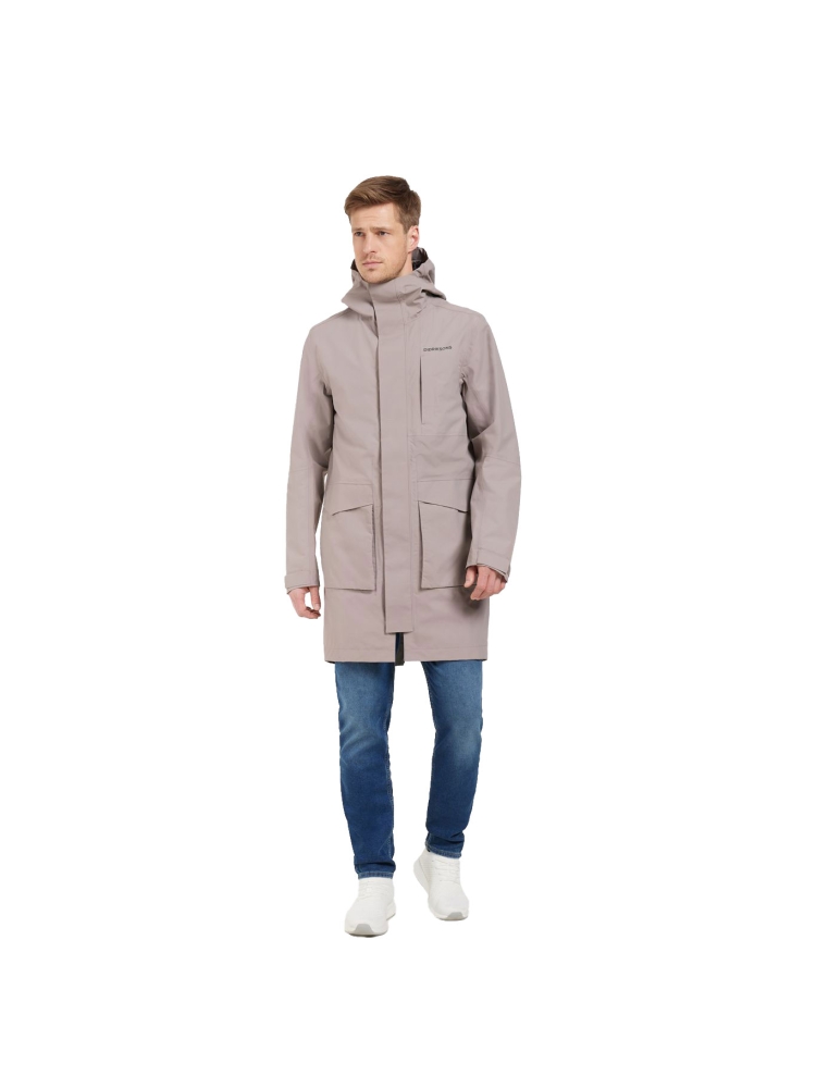 Didriksons Andreas usx Parka 2 Ash Brown 505249-F04 jassen online bestellen bij Kathmandu Outdoor & Travel