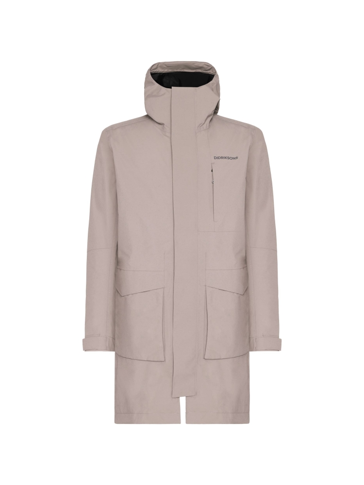 Didriksons Andreas usx Parka 2 Ash Brown 505249-F04 jassen online bestellen bij Kathmandu Outdoor & Travel
