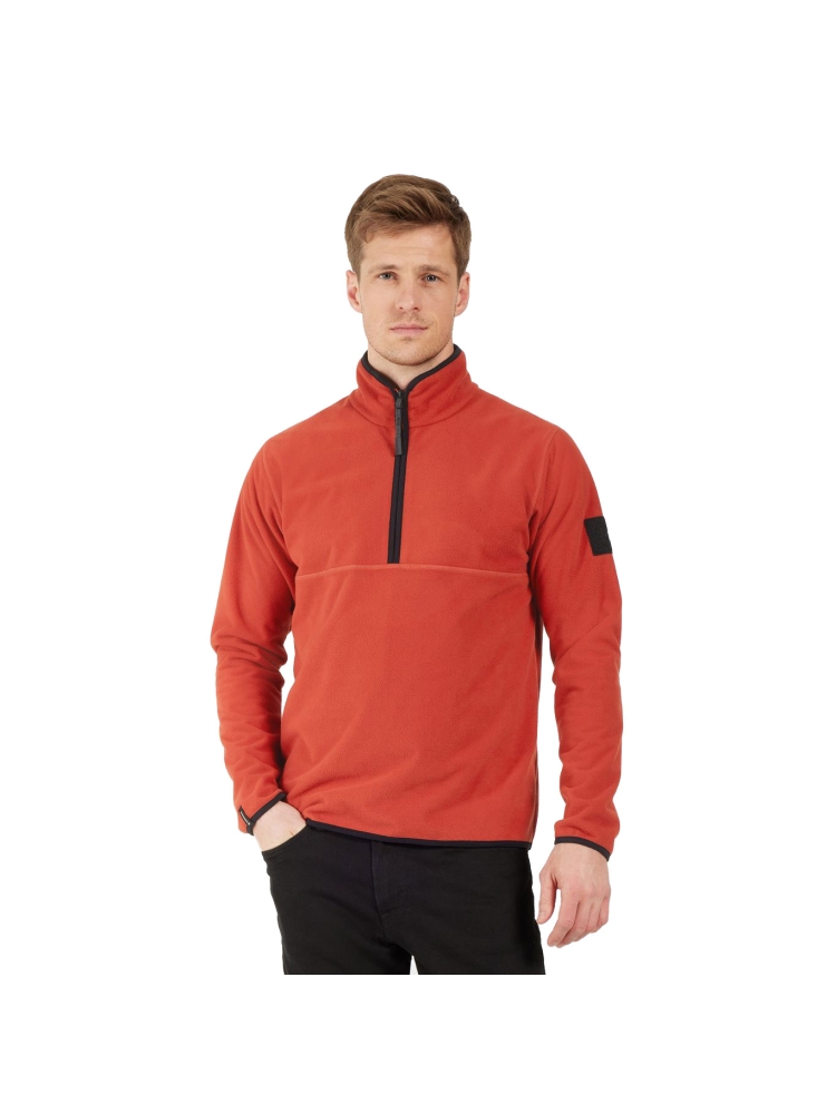 Didriksons Hannes usx Halfzip Ochre Red 505668-J08 jassen online bestellen bij Kathmandu Outdoor & Travel