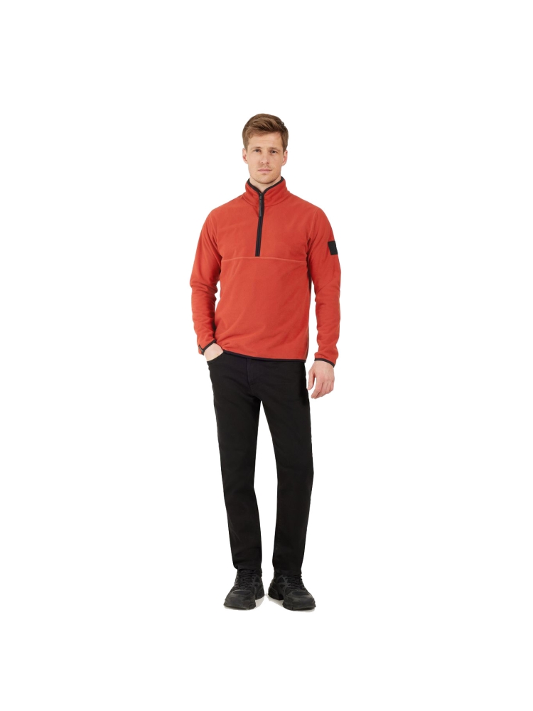 Didriksons Hannes usx Halfzip Ochre Red 505668-J08 jassen online bestellen bij Kathmandu Outdoor & Travel
