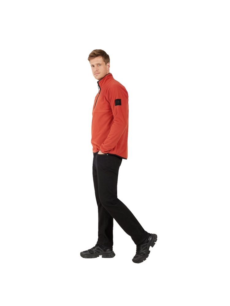 Didriksons Hannes usx Halfzip Ochre Red 505668-J08 jassen online bestellen bij Kathmandu Outdoor & Travel