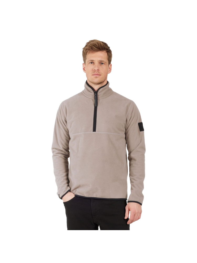 Didriksons Hannes usx Halfzip Ash Brown 505668-F04 jassen online bestellen bij Kathmandu Outdoor & Travel