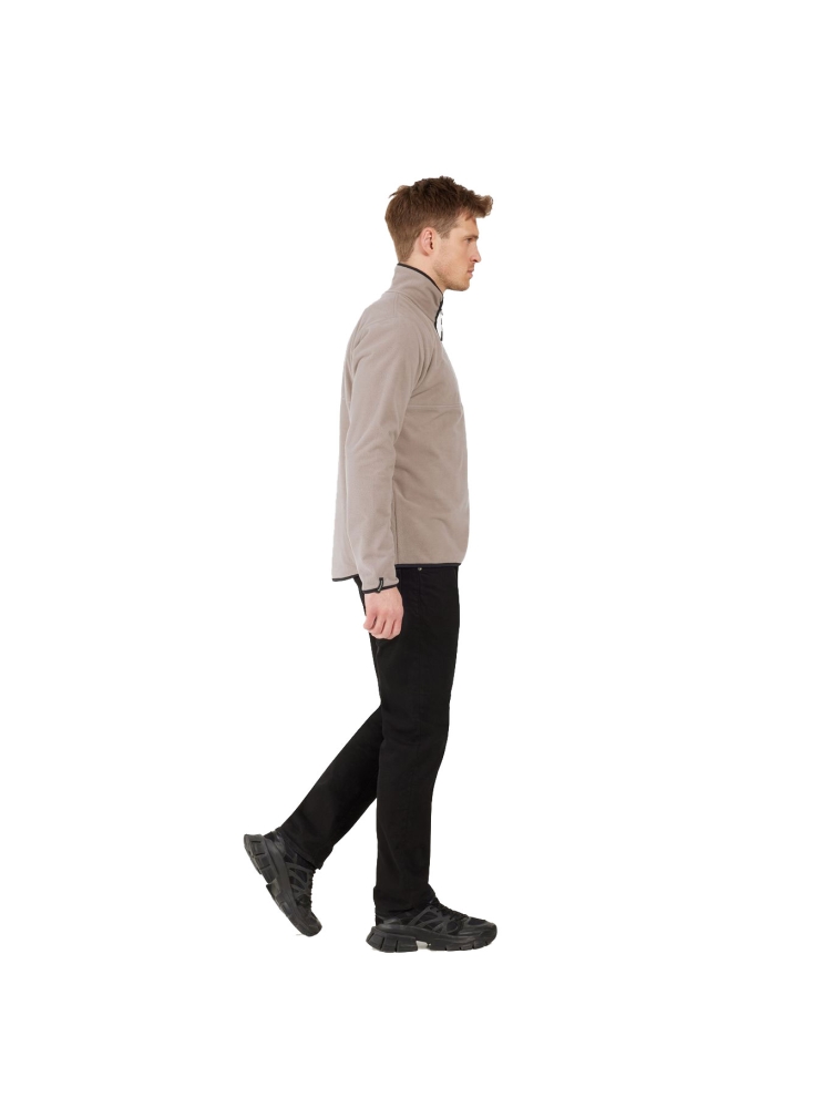 Didriksons Hannes usx Halfzip Ash Brown 505668-F04 jassen online bestellen bij Kathmandu Outdoor & Travel