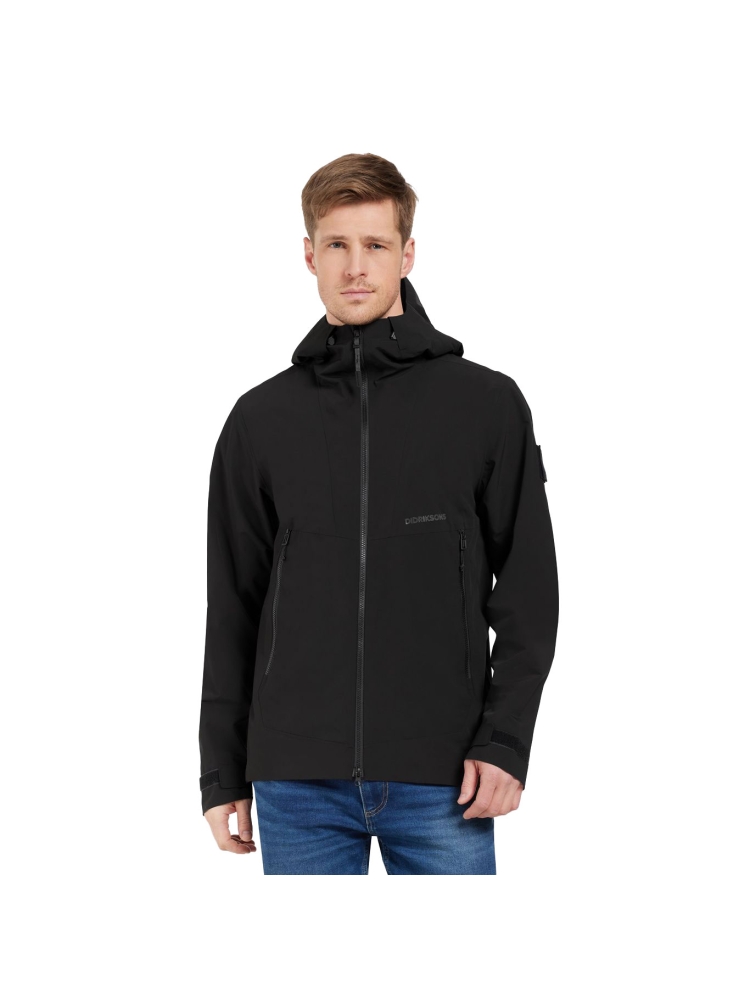 Didriksons Bob usx Jacket Black 505650-060 jassen online bestellen bij Kathmandu Outdoor & Travel