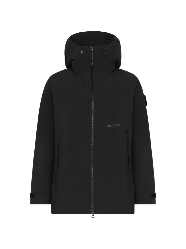 Didriksons Bob usx Jacket Black 505650-060 jassen online bestellen bij Kathmandu Outdoor & Travel