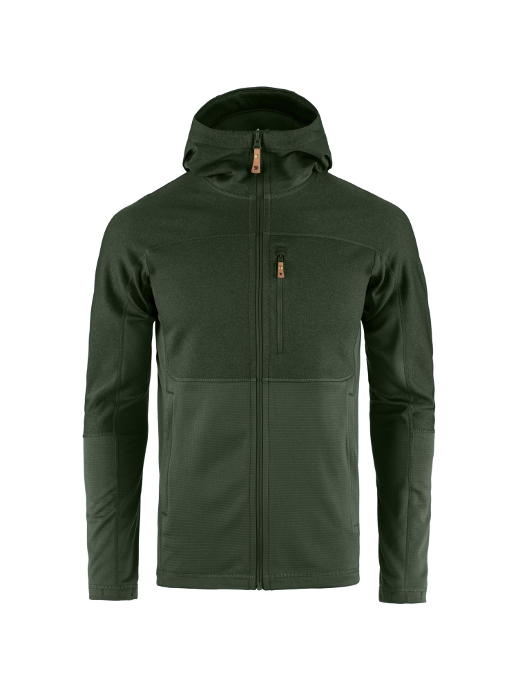 Fjällräven Abisko Trail Fleece Deep Forest F82257-662 fleeces en truien online bestellen bij Kathmandu Outdoor & Travel
