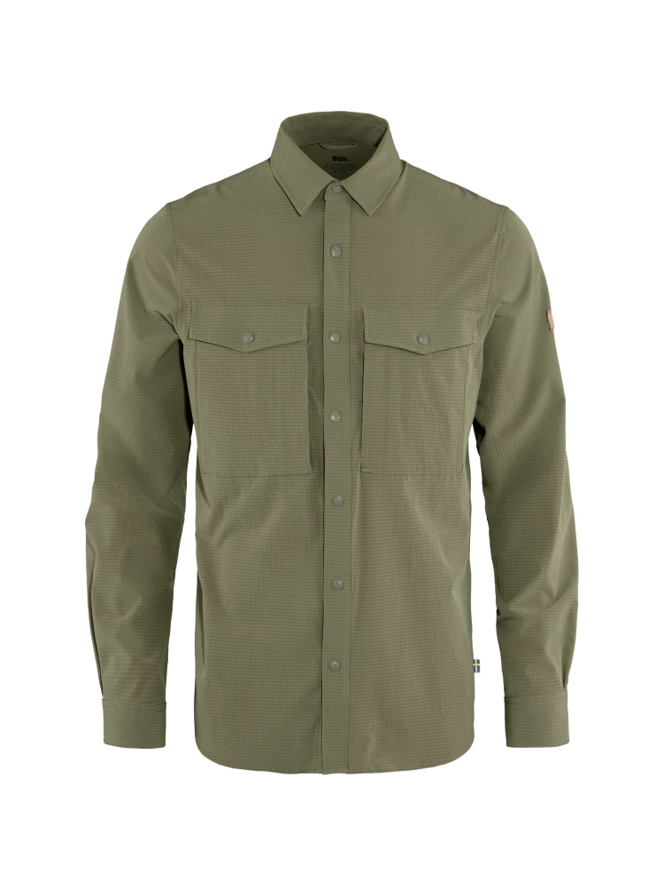 Fjällräven Abisko Trekking Shirt Light Olive F87935-622 shirts en tops online bestellen bij Kathmandu Outdoor & Travel