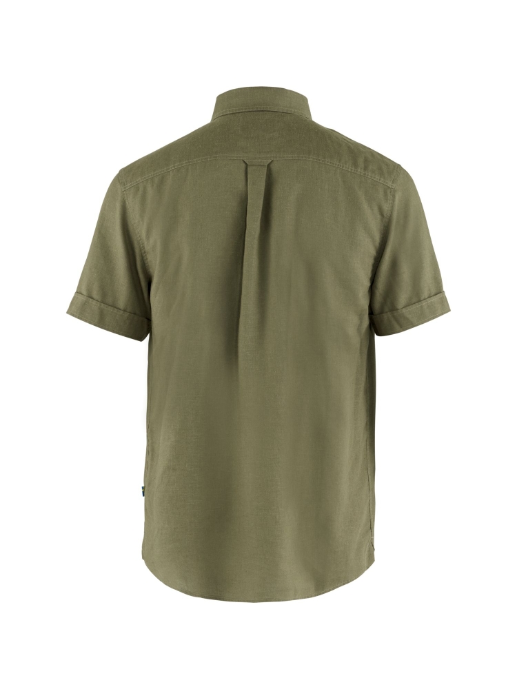 Fjällräven Övik Travel Shirt SS Green F87039-620 shirts en tops online bestellen bij Kathmandu Outdoor & Travel