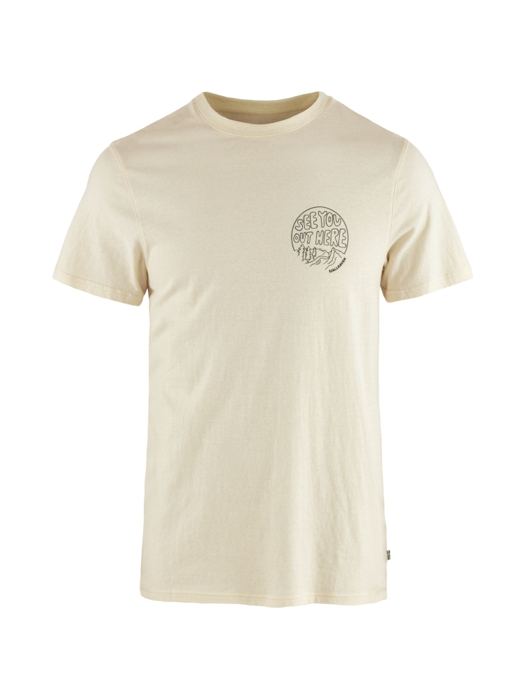 Fjällräven Hemp Blend Out Here T-shirt Chalk White F12600265-113 shirts en tops online bestellen bij Kathmandu Outdoor & Travel