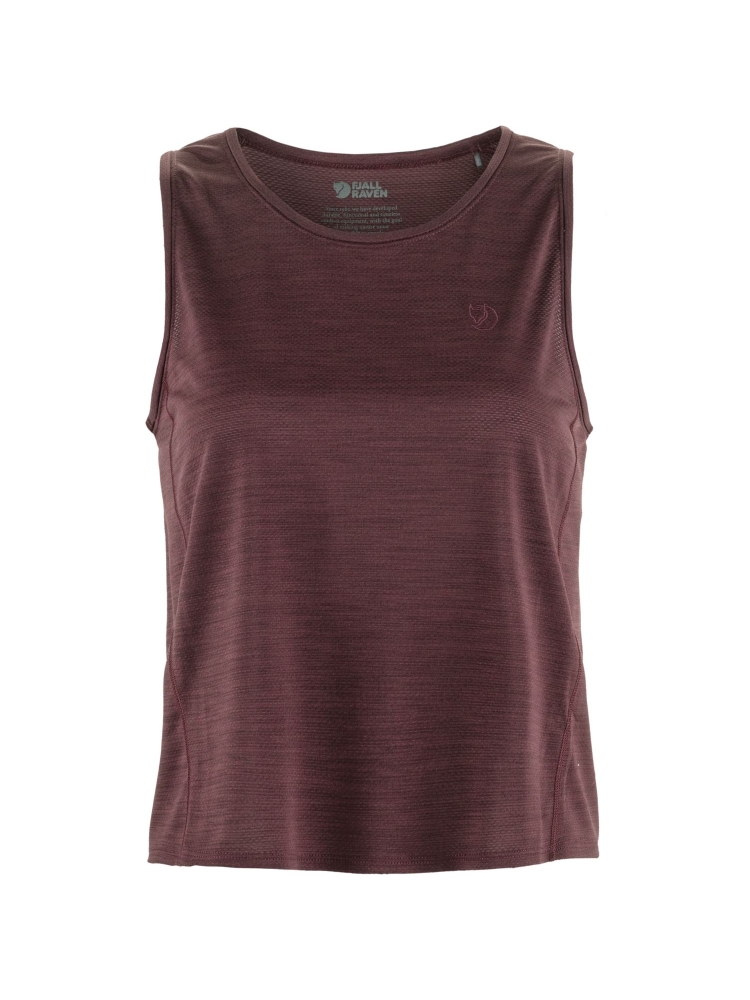 Fjällräven Abisko Lite Tank Women's Port F14600201-357 shirts en tops online bestellen bij Kathmandu Outdoor & Travel