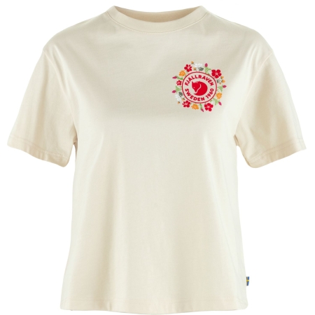 Fjällräven  Fjällblomster Logo T-shirt Women's Chalk White