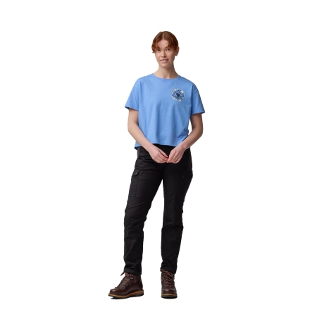 Fjällräven  Fjällblomster Logo T-shirt Women's Ultramarine
