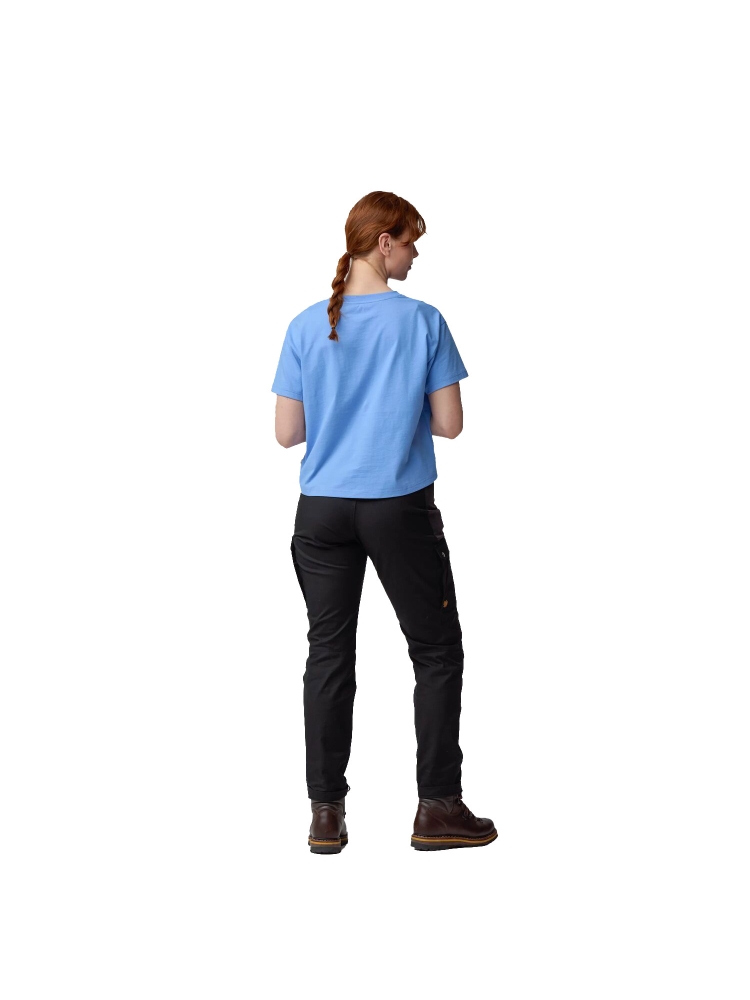 Fjällräven Fjällblomster Logo T-shirt Women's Ultramarine F14600213-537 shirts en tops online bestellen bij Kathmandu Outdoor & Travel