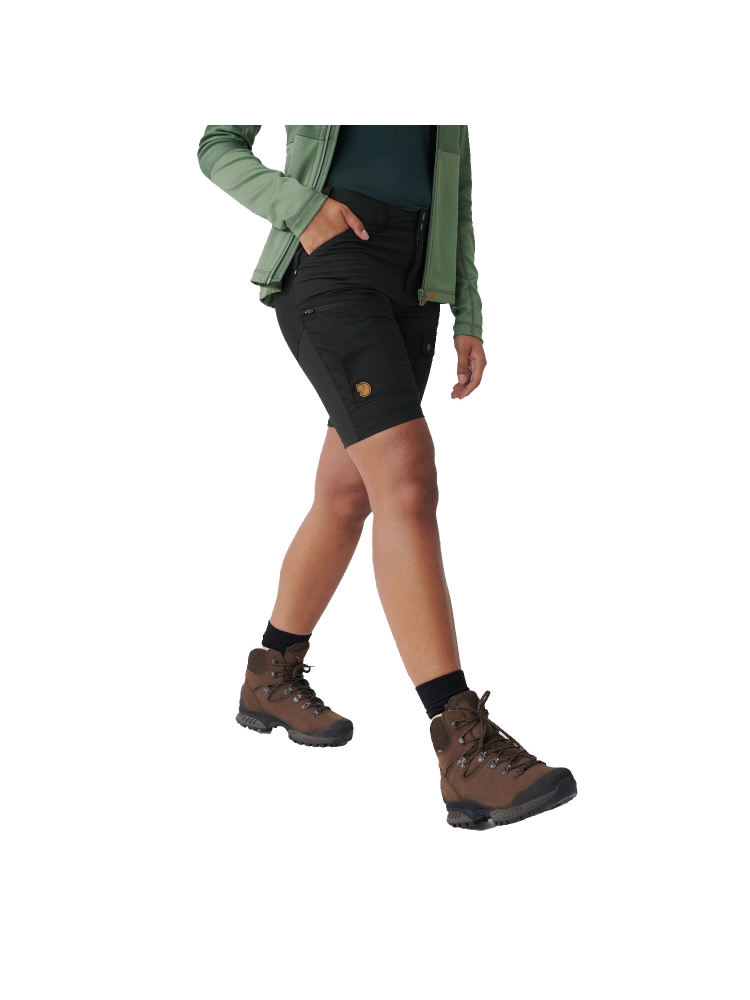 Fjällräven Abisko Midsummer Shorts Women's Black F89857-550 broeken online bestellen bij Kathmandu Outdoor & Travel