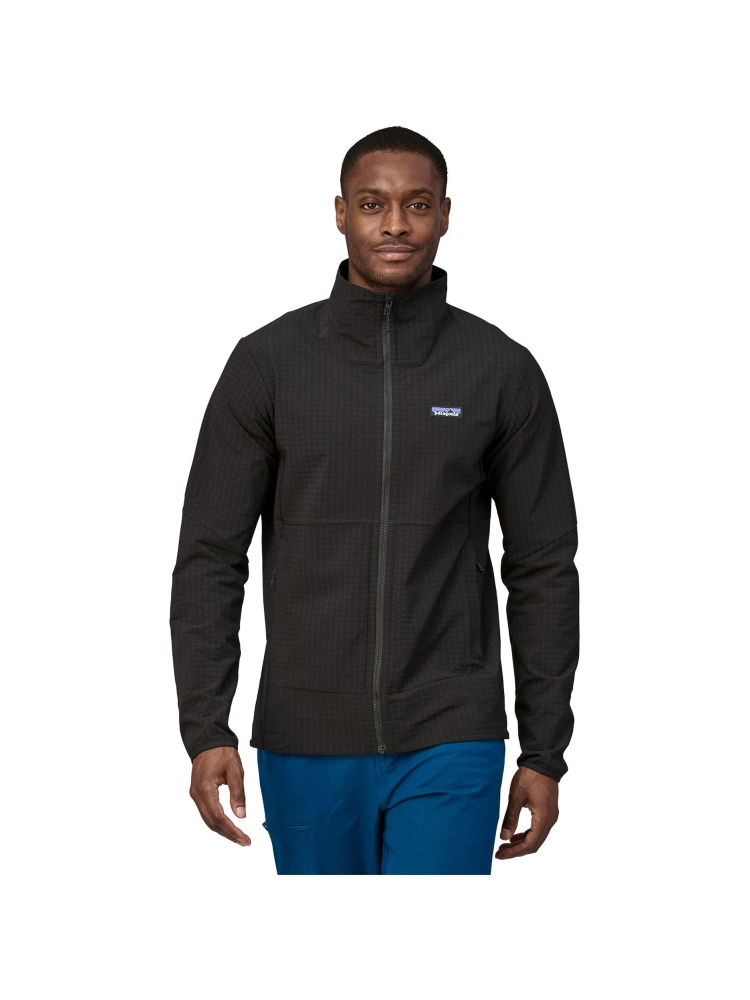 Patagonia R1 TechFace Jkt Black 83581-BLK jassen online bestellen bij Kathmandu Outdoor & Travel