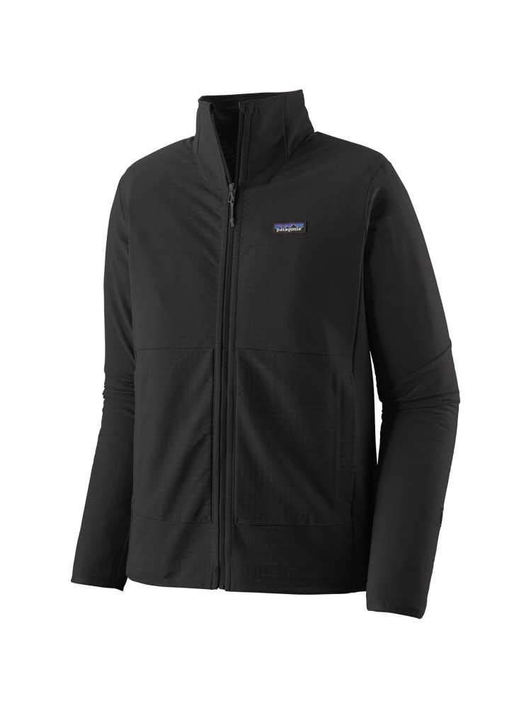 Patagonia R1 TechFace Jkt Black 83581-BLK jassen online bestellen bij Kathmandu Outdoor & Travel