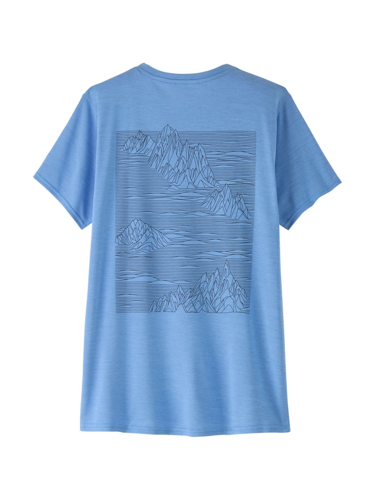 Patagonia Cap Cool Daily Graphic Shirt Women's Strataspire: Abundant Blue X-D 45250-SATX shirts en tops online bestellen bij Kathmandu Outdoor & Travel