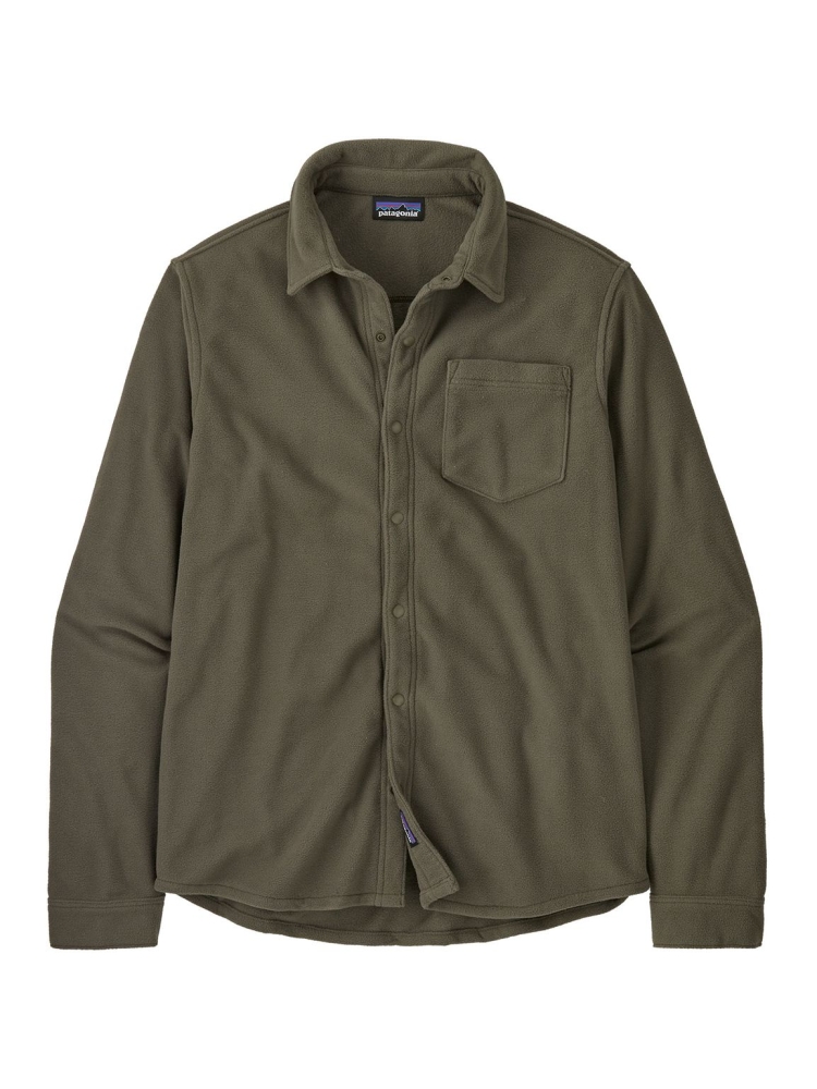 Patagonia Micro D Shirt Basin Green 23220-BSNG shirts en tops online bestellen bij Kathmandu Outdoor & Travel