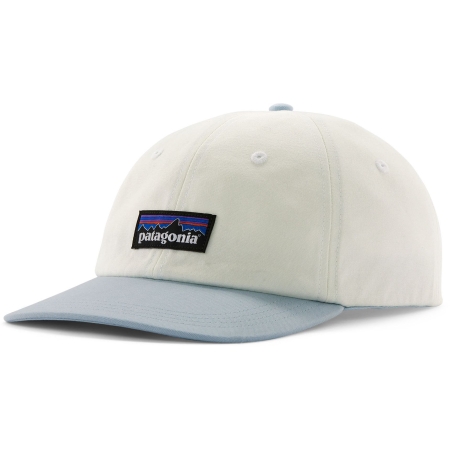Patagonia  P-6 Label Trad Cap Birch White w/Fleck Blue 